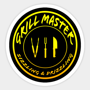 Grill Master VIP Sizzling & Drizzling in Color Sticker